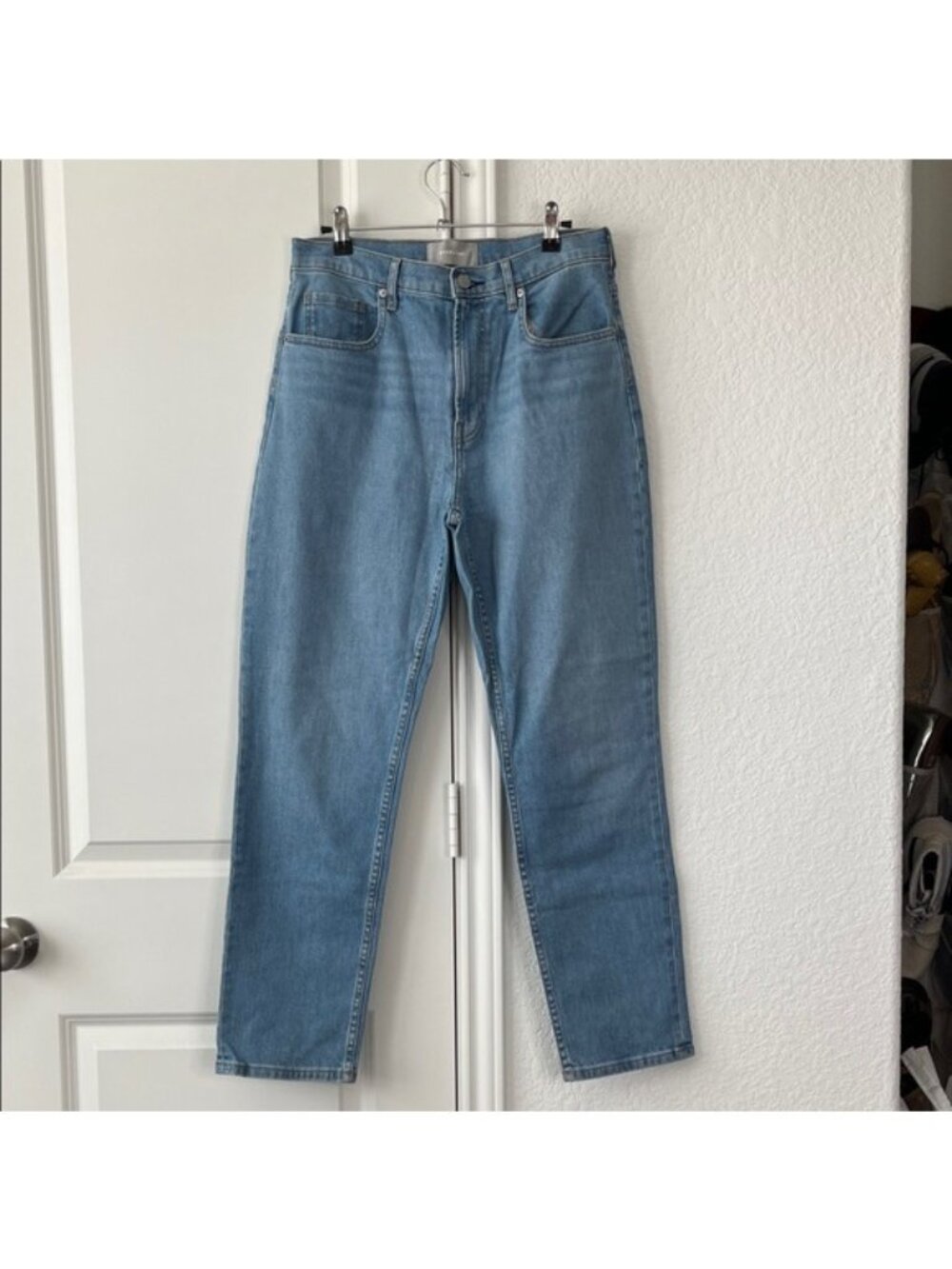Everlane High Waist Straight Leg Denim Jeans Regular